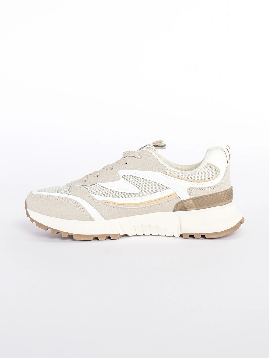 Кроссовки комбинированные в стиле колор-блок